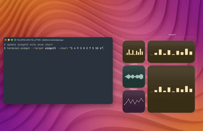 macOS widgets demo