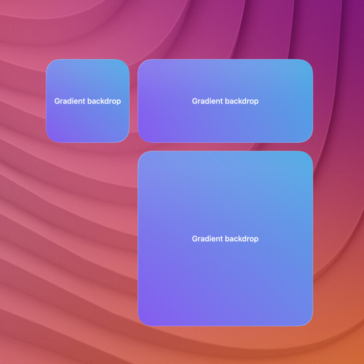 bg-gradient widget screenshot