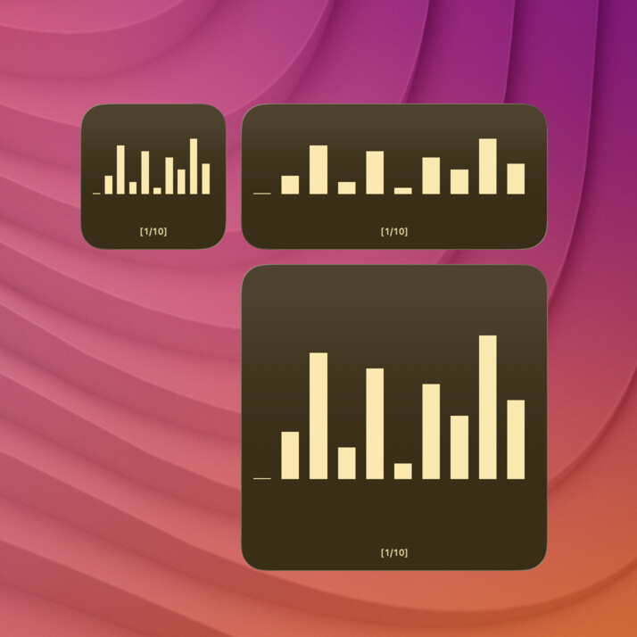 chart-height widget screenshot