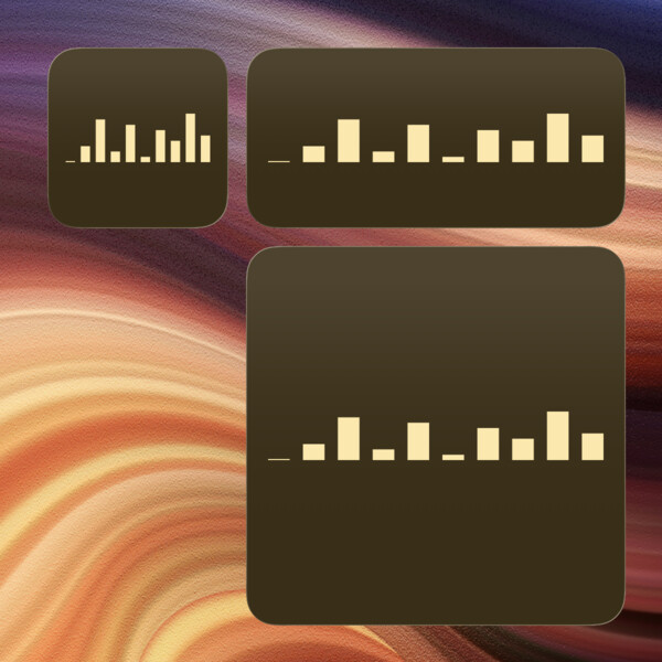 chart-sparkline widget screenshot