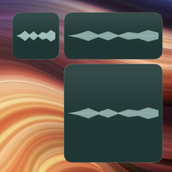 chart-waveform widget screenshot