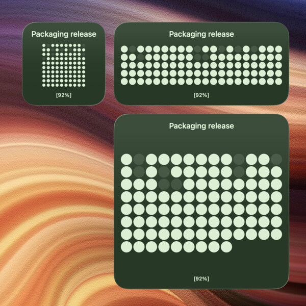 progress-dots widget screenshot