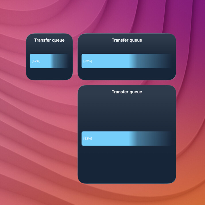 progress-gradient-horizontal widget screenshot