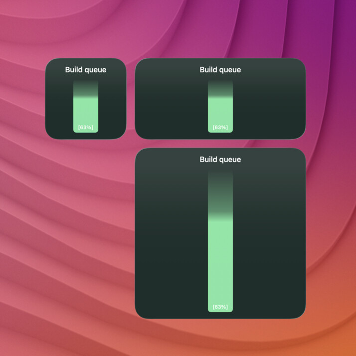 progress-gradient-vertical widget screenshot