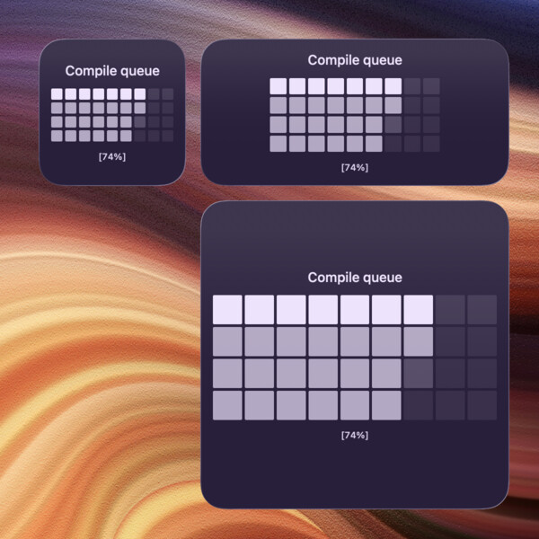 progress-matrix widget screenshot