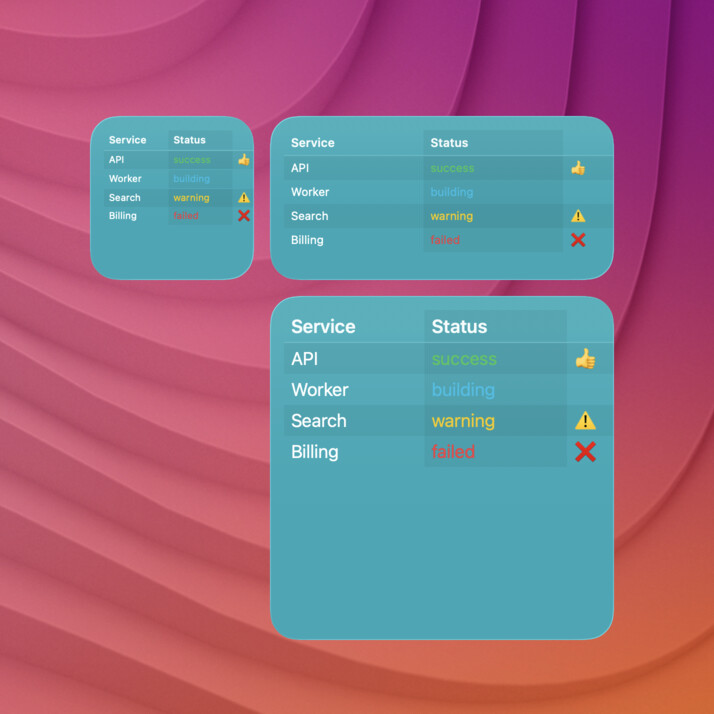 table-grid-zebra widget screenshot