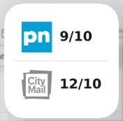 Swedish Mail checker widget screenshot
